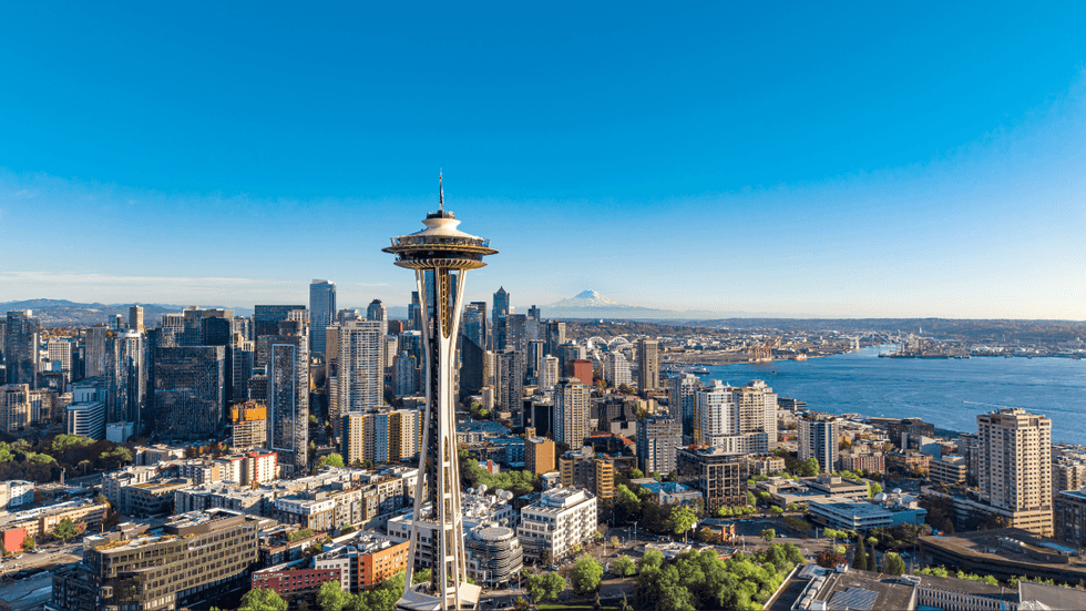 The Seattle skyline