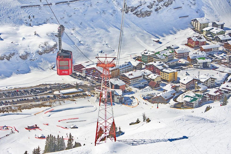 The ski lifts in Lech and Zurs run on 100-percent Austrian hydropower
