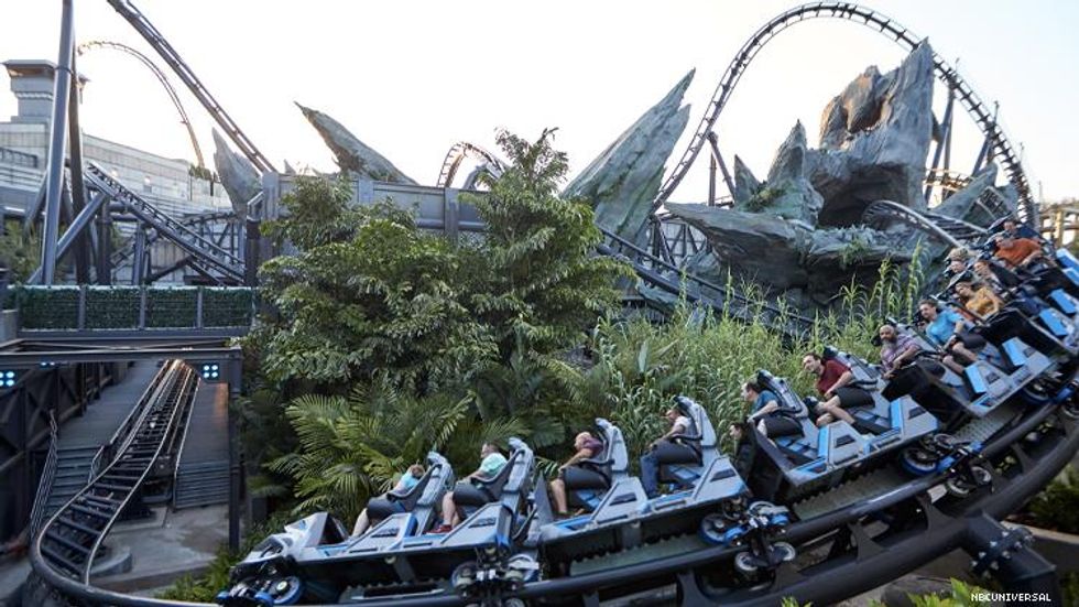 The VelociCoaster at Universal Florida