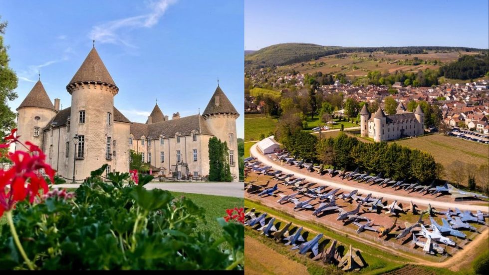 This 700-Year-Old French Château has a Winery and Over 100 Fighter Jets