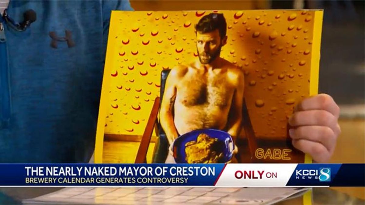 This Daddy Mayor Bakes His Chicken Raw in Saucy Calendar