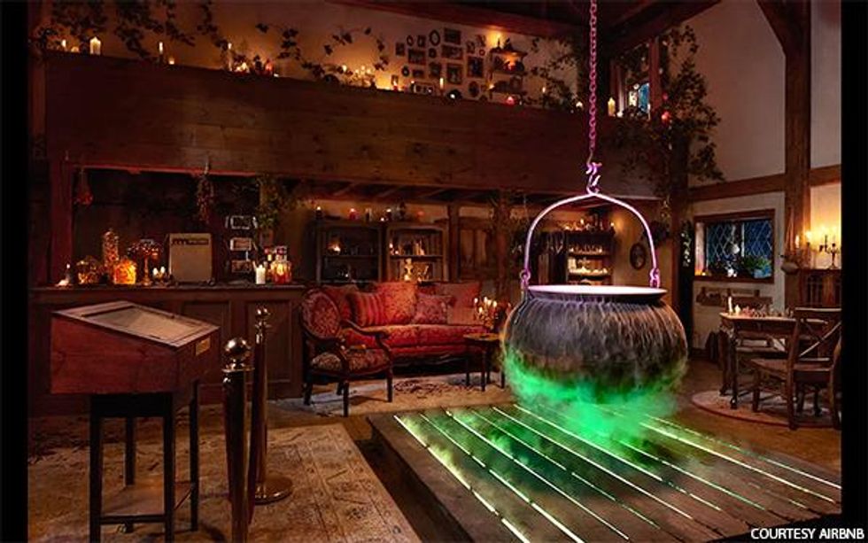 This recreation of the Sanderson sisters\u2019 haunted cottage is available on Airbnb, and for a lot less than you\u2019d think.