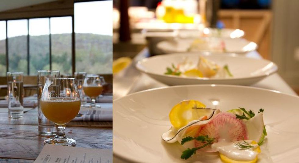 Tiger Prawns with Italian Cherry Butter and Spinach