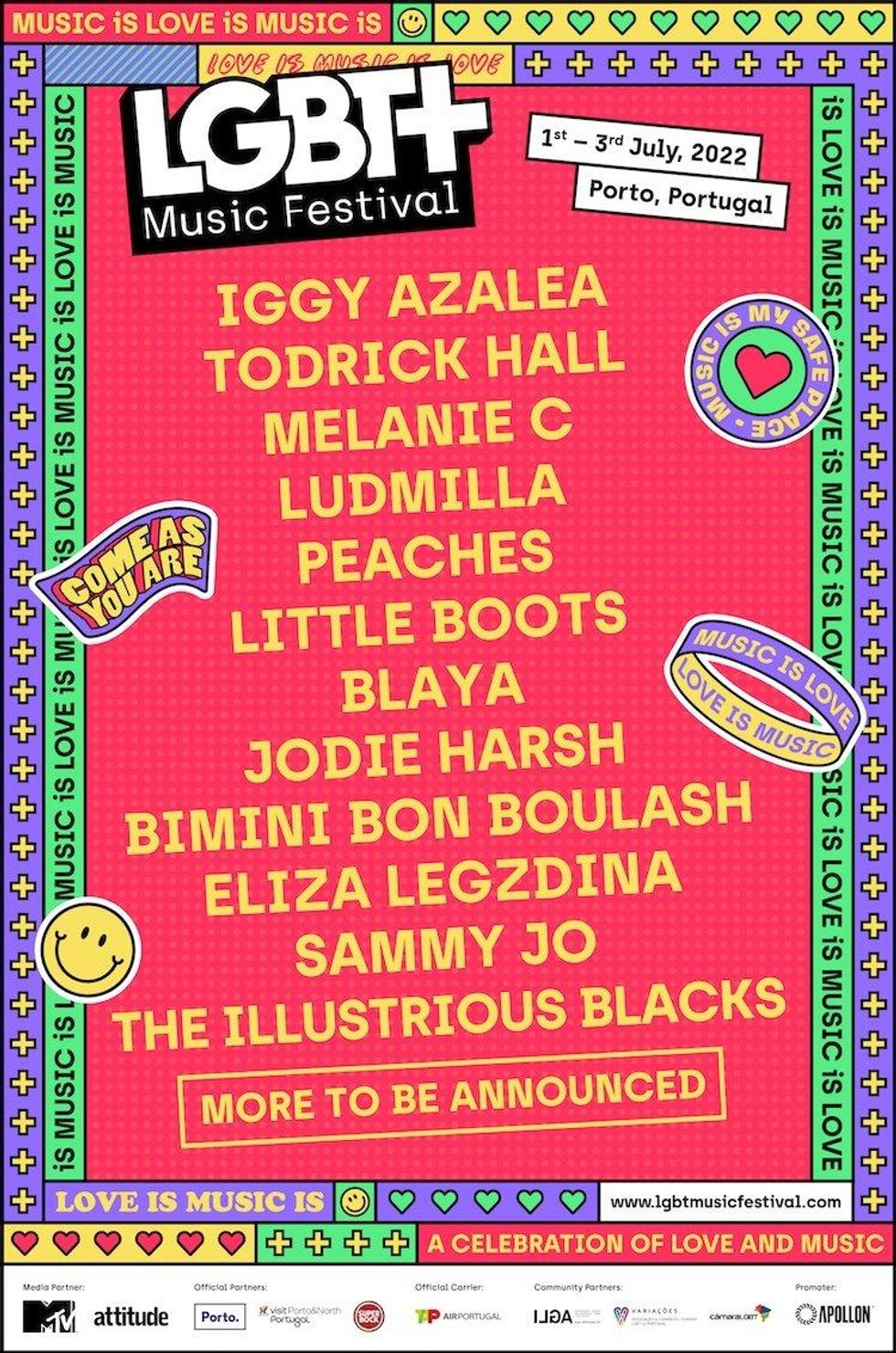 Todrick Hall, Iggy Azalea, Mel C to Play Portugal's LGBTQ+ Music Fest