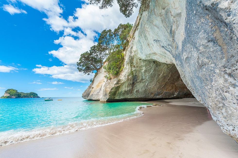 Top 10 Most Instagrammable Beaches in the World\u2013 10. Cathedral Cove \u2013 New Zealand