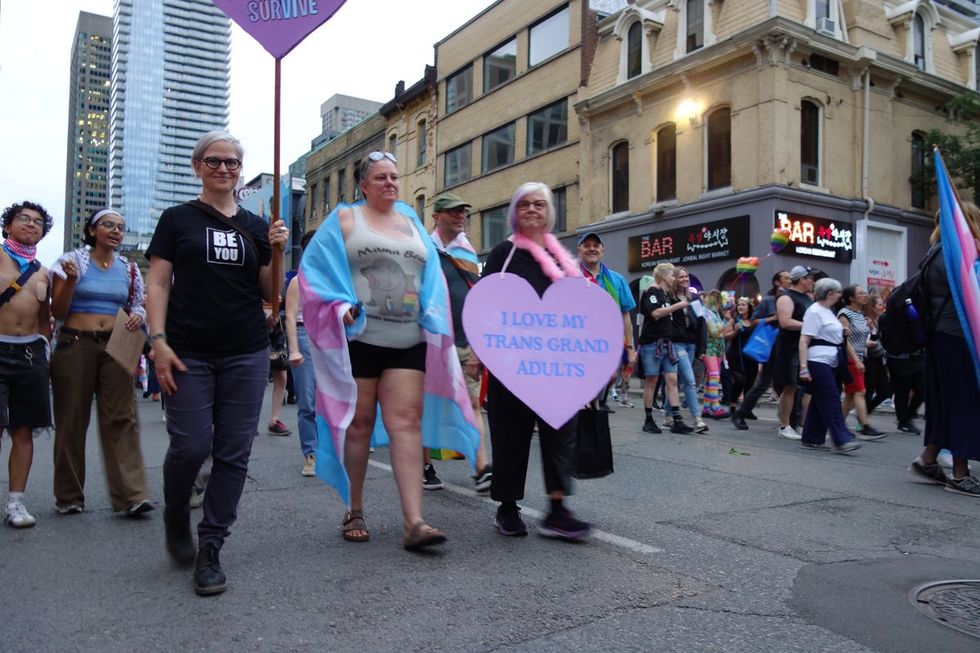 Toronto LGBTQ pride parade march transgender liberation 2024