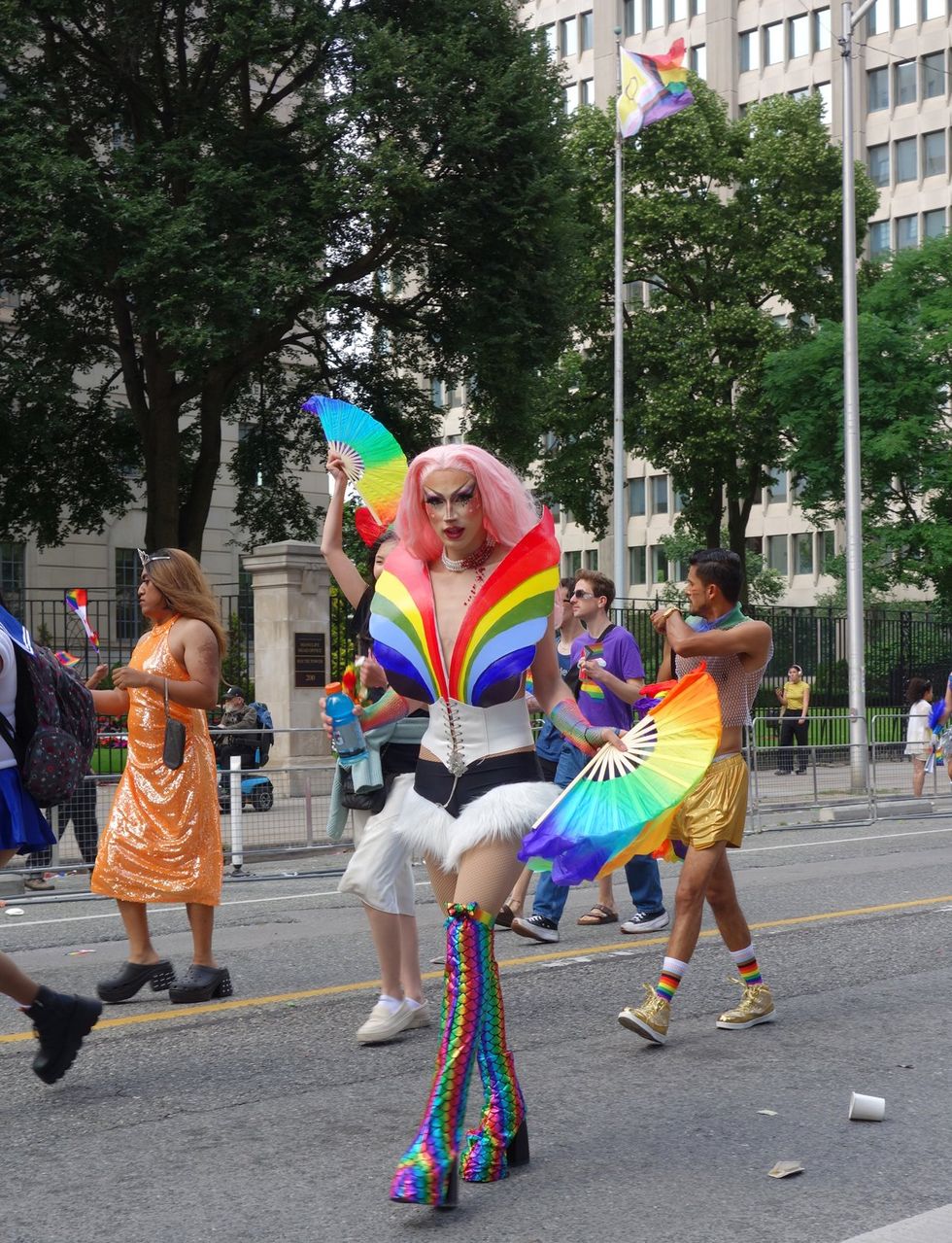 Toronto LGBTQ pride parade march transgender liberation 2024