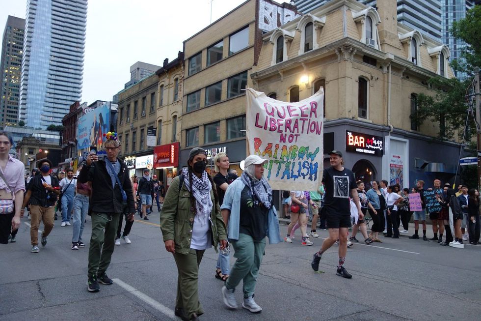 Toronto LGBTQ pride parade march transgender liberation 2024