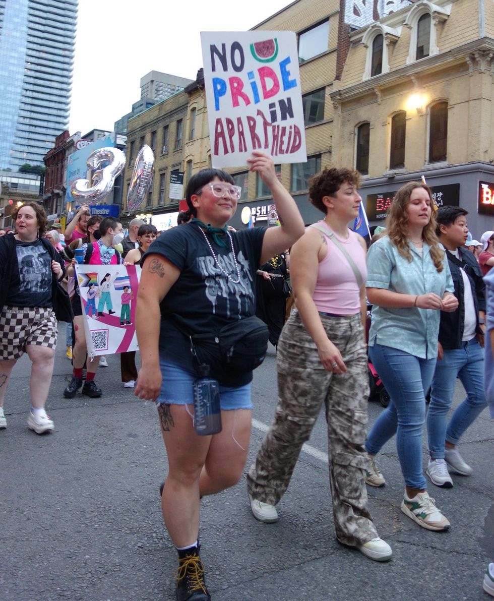Toronto LGBTQ pride parade march transgender liberation 2024