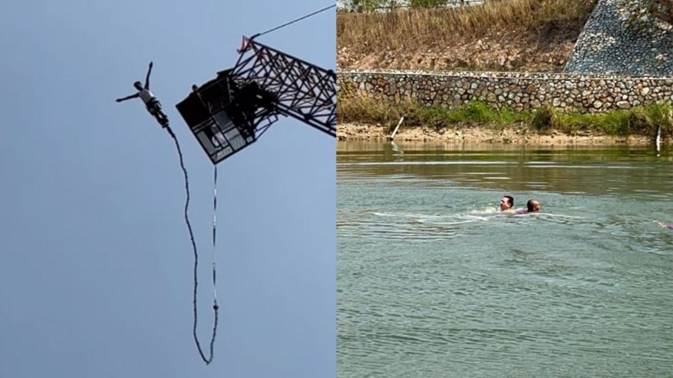 Tourist Survives 10-Story Fall After Cord Snaps During Bungee Jump