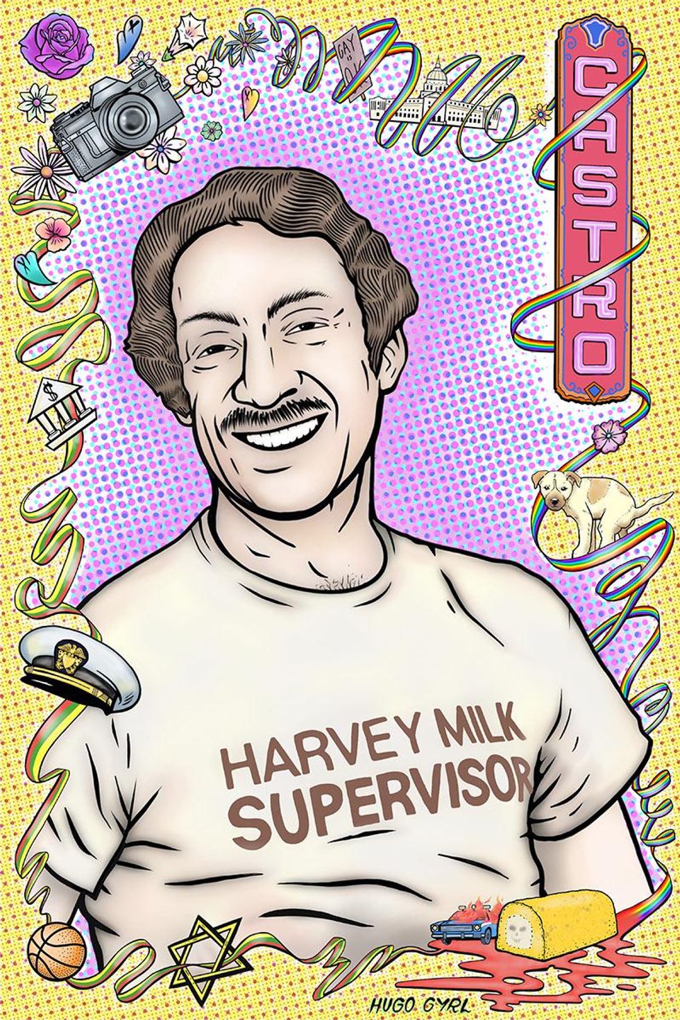 Trailblazers Park in Fire Island Pines honors LGBTQ+ heroes of the past with individualized flags created by various artists.