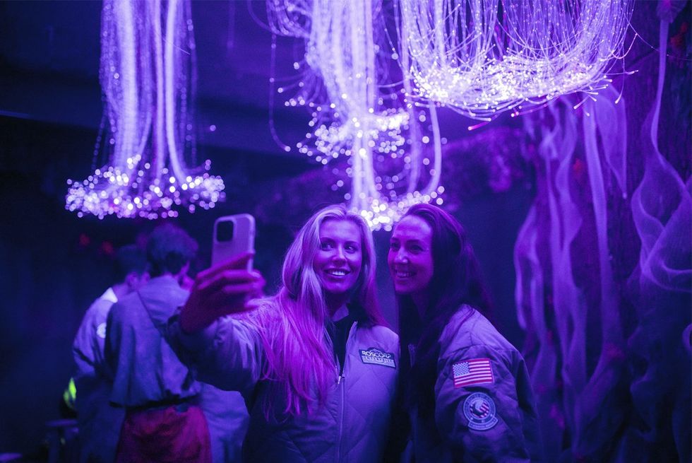 Two women take selfie at Avora London