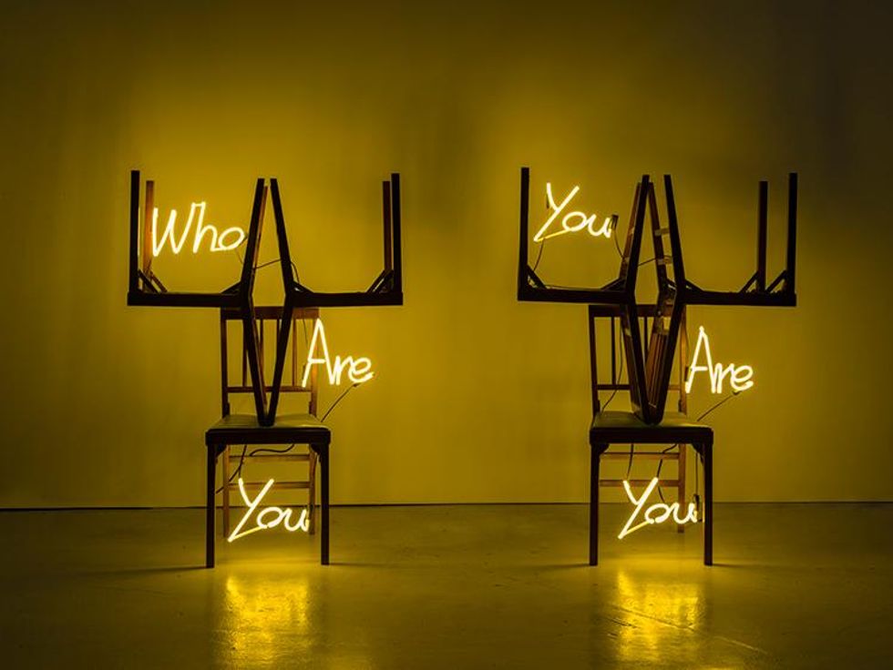 \u201cBe Yourself\u201d (2022) by Carl Hopgood in \u201cFragile World\u201d at UTA Artist Space