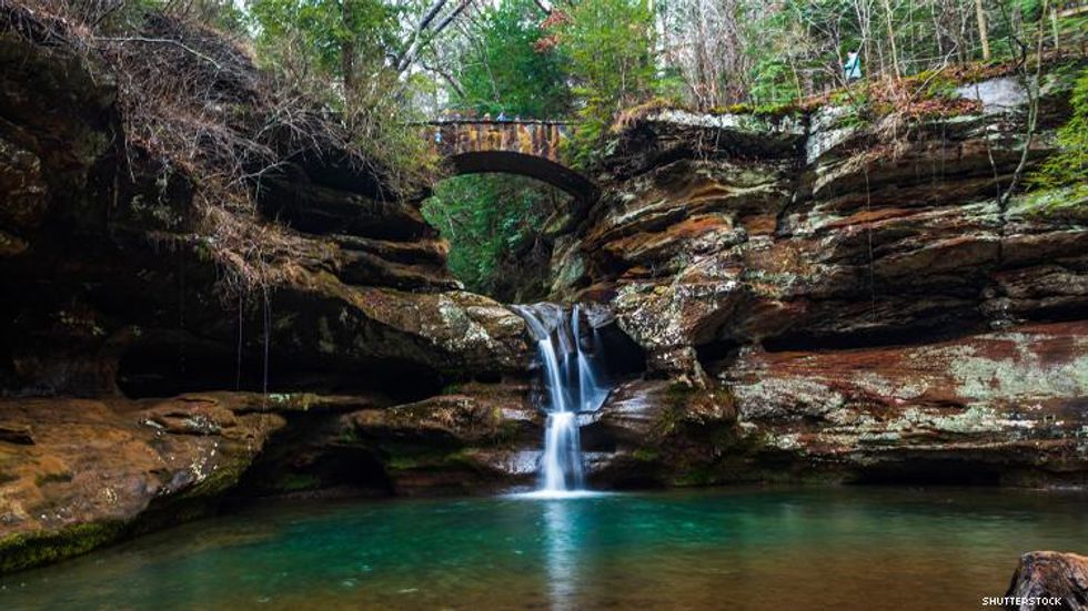 Upper Falls in Hocking Hills State Park