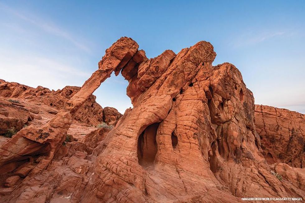 Valley of Fire State Park is a desert wonderland of multi-hued sandstone rocks, prehistoric petroglyphs, and desert solitude \u2013 and just a short drive from Sin City.