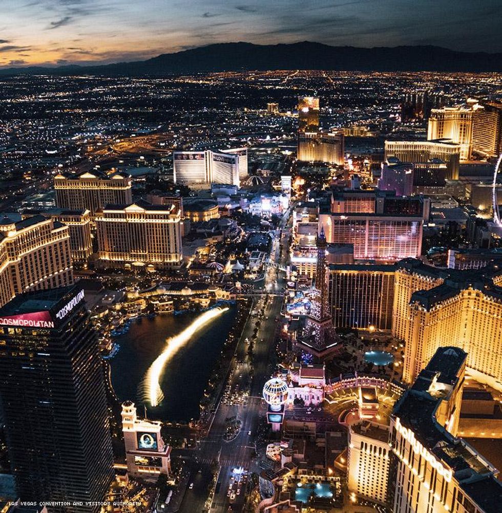 Vegas Lights up the Night