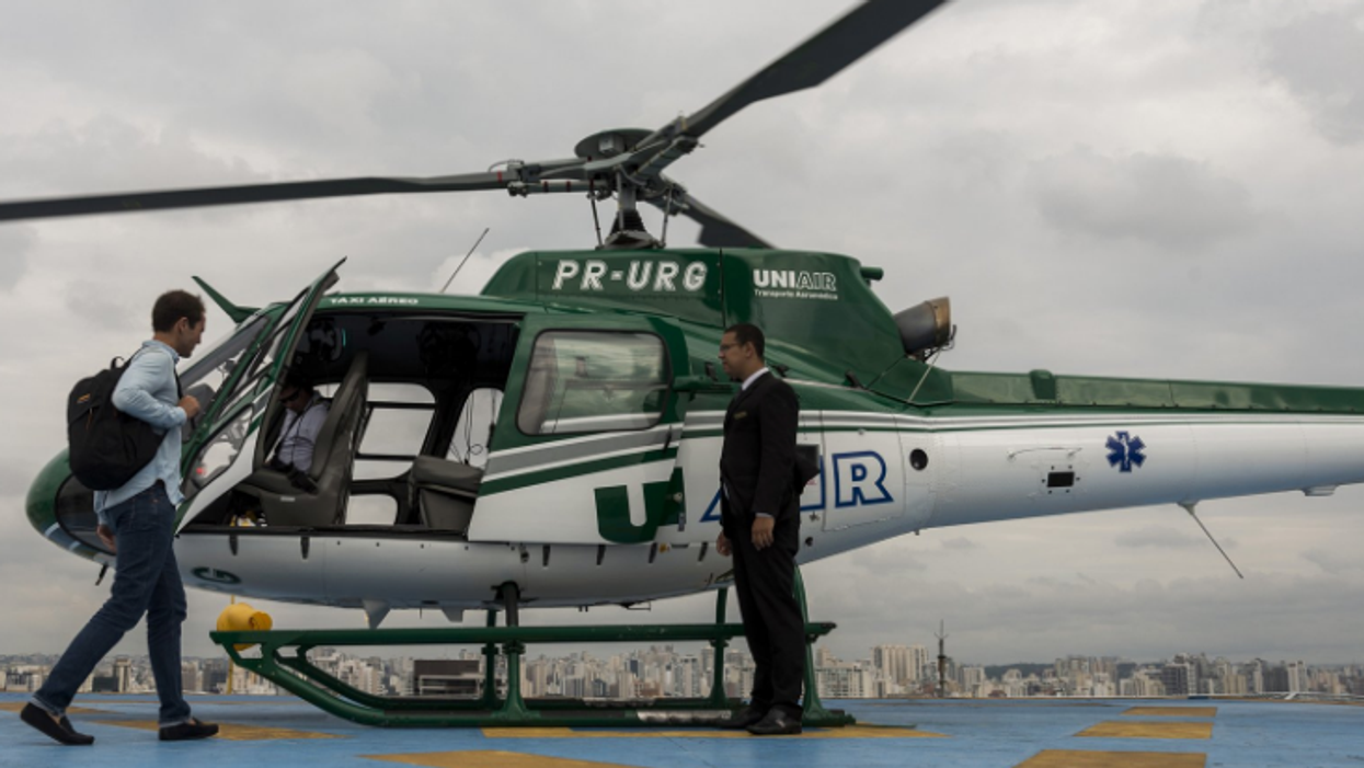 VOOM flying helicopter cab