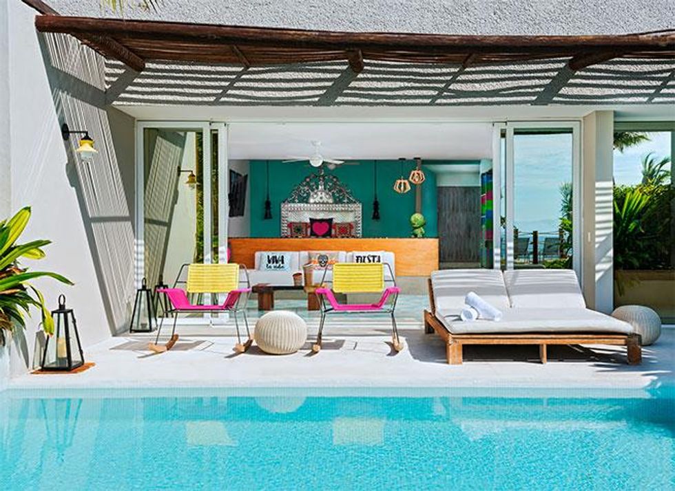 W Punta de Mita oceanfront suite patio