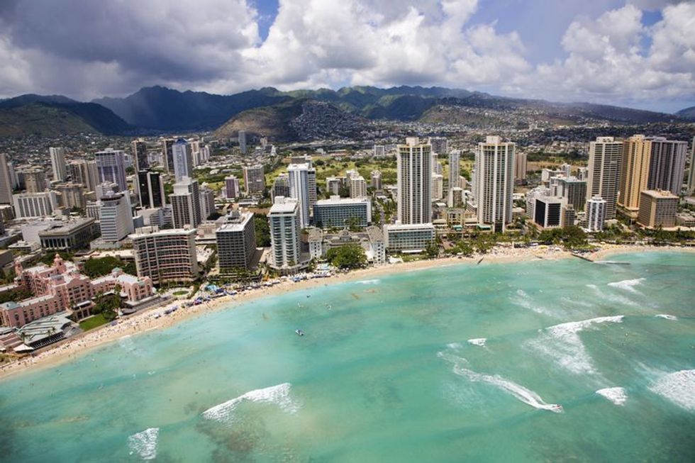 Waikiki from the air