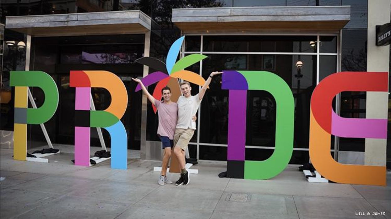 Will and James at Santa Monica Pride
