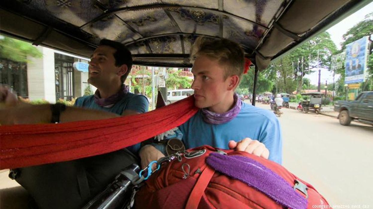 Will and James of 32nd The Amazing Race in Cambodia