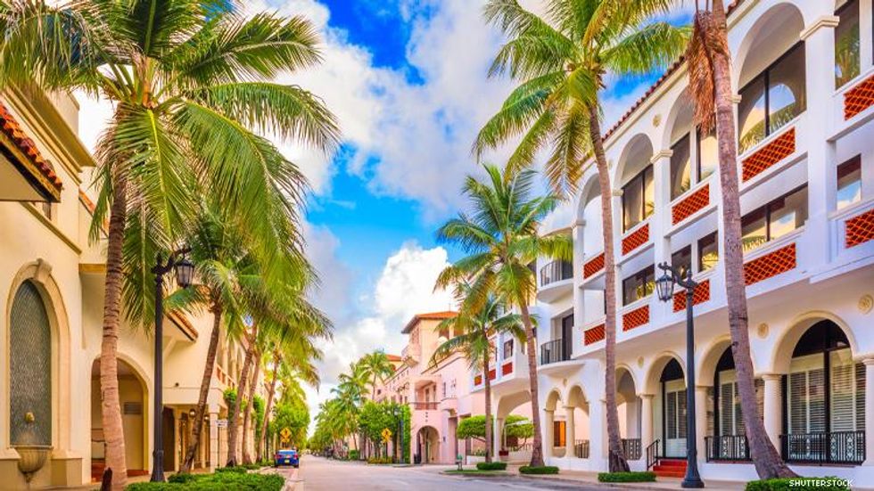 Worth Ave in Palm Beach Florida