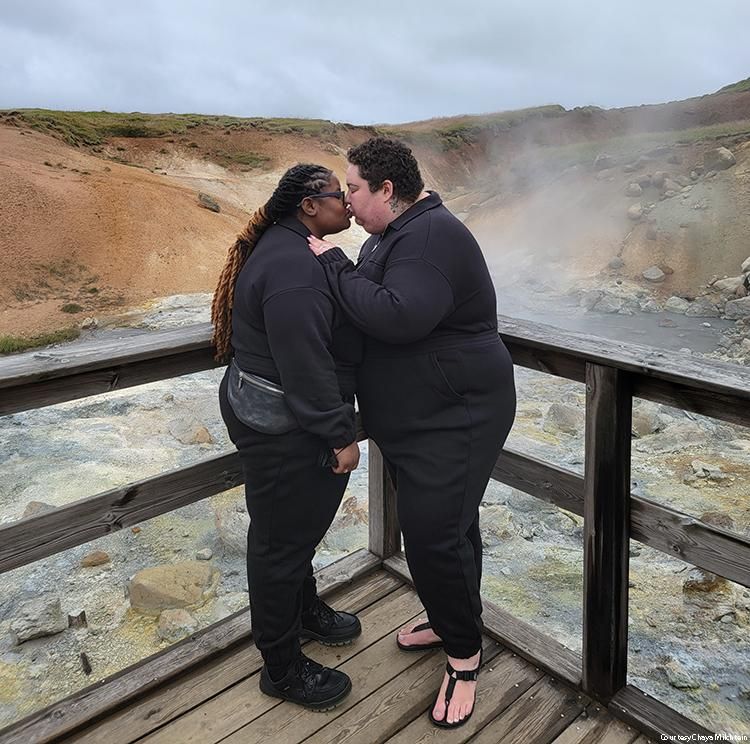 Lesbian Honeymooner Chaya Milchtein Discovers Iceland's Wet and Welcoming Embrace