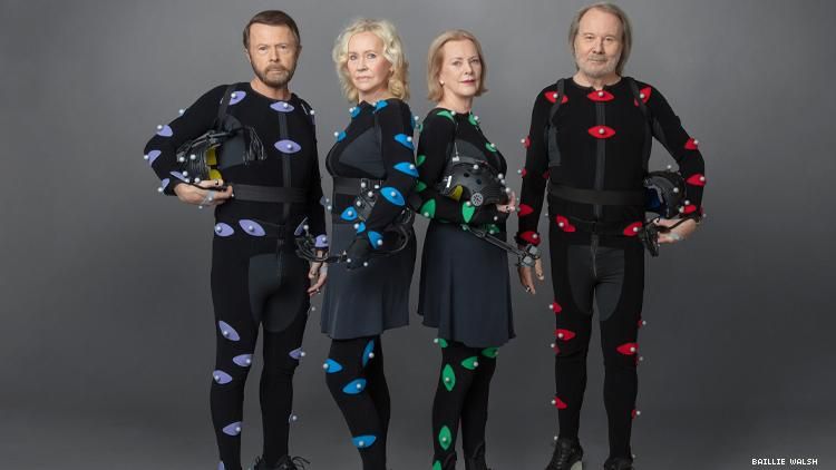 ABBA in motion capture suits