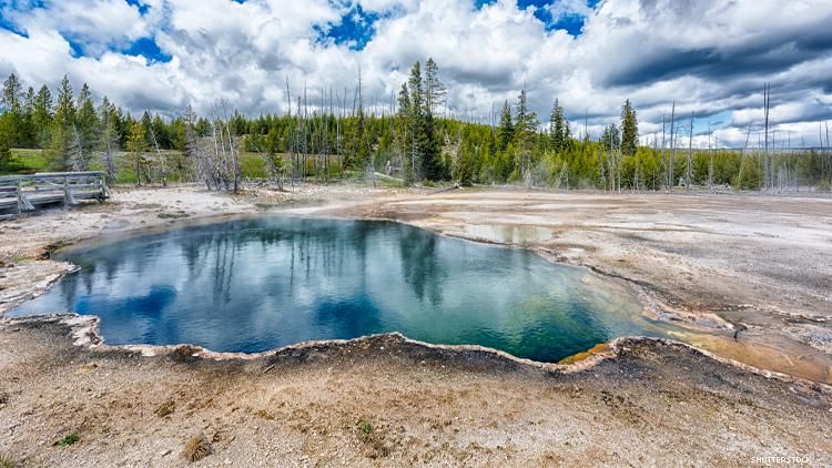 Abyss Pool Yellowstone Park