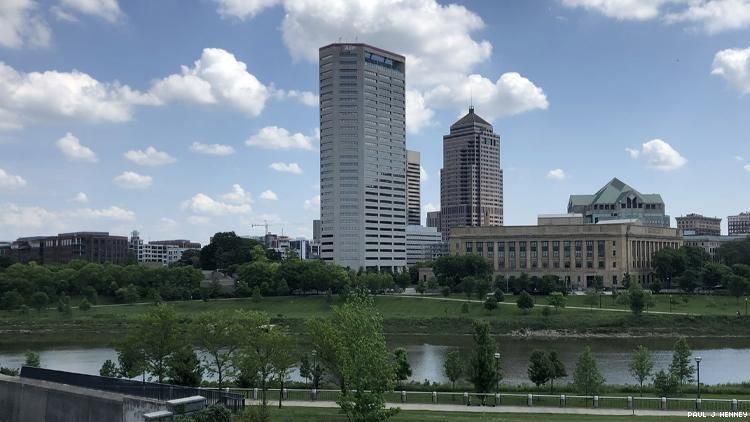 Columbus Downtown from Museum