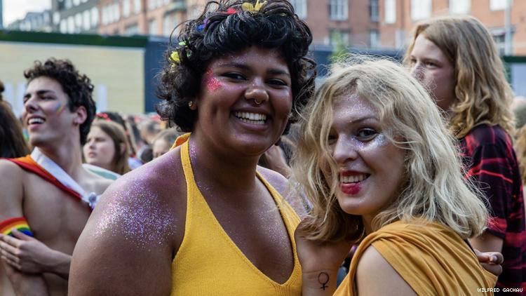 two women at Copenhagen pride