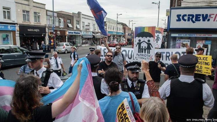 Drag Queen Story Protestors Face Off against Supporters