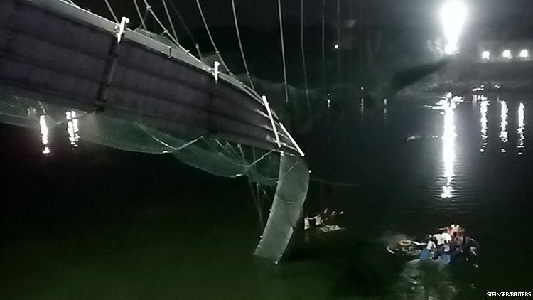 Deadly Collapsed Bridge in India was Recently Repaired