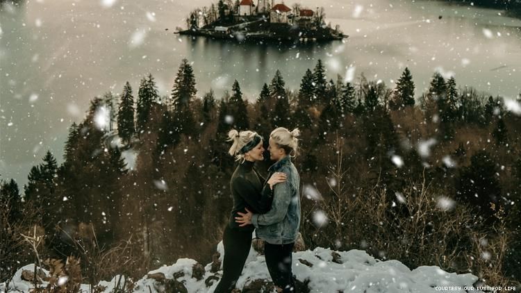 Lake Bled Charlotte and Natalie