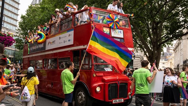 London Pride Bus 2019