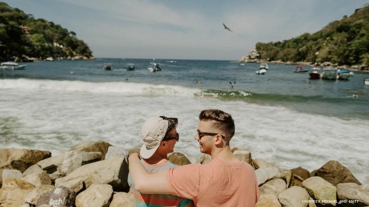 Micheal and Matt in Puerto Vallarta