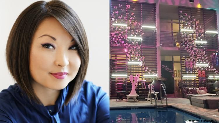 Headshot of Michelle Collins of A Nonagency and Image from Miami Escape