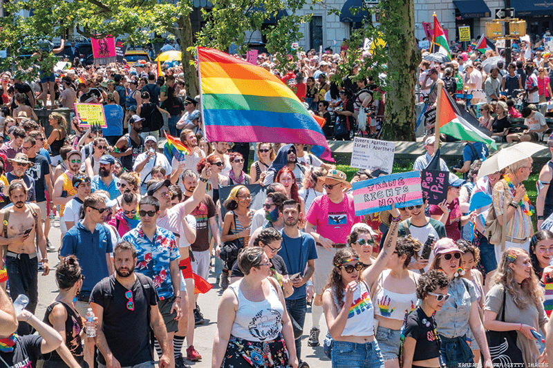 Queer Liberation March and Rally in New York City on Sunday, June 30, 2019, Gay Pride Day