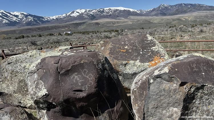 The petroglyphs of the BLM Indian Rocks Area