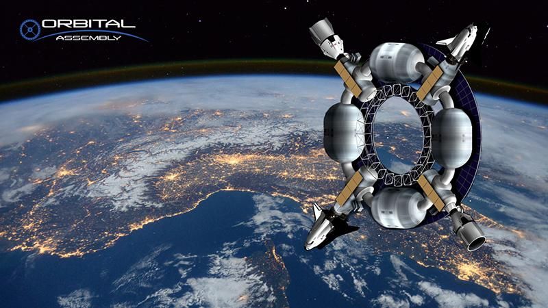 Orbital Assembly Corporation announces design plans for a space hotel