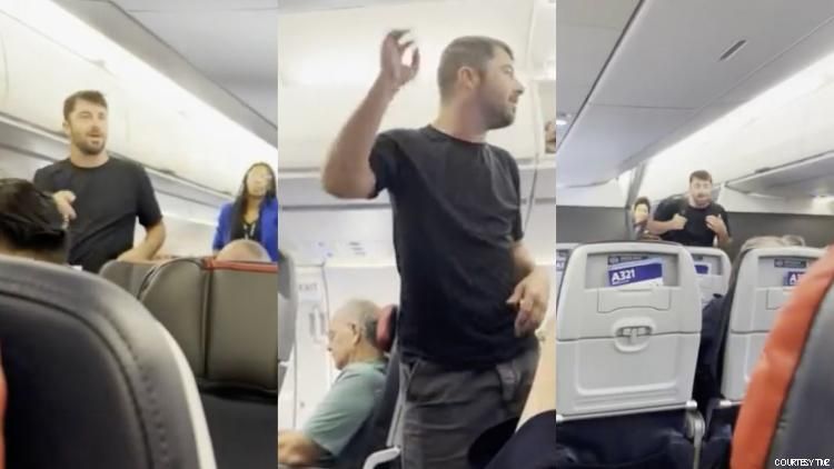 Drunk Man on Plane Gives Epic Homophobic Rant, Pays the Price