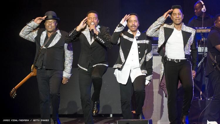 Jacksons on stage in 2018
