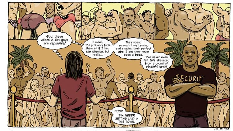 A panel from Justin Hall's Miami Brooklyn 