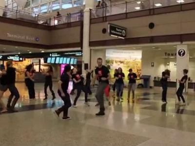 Denver Airport: The Perfect Place for Flash Mob Wedding Proposal