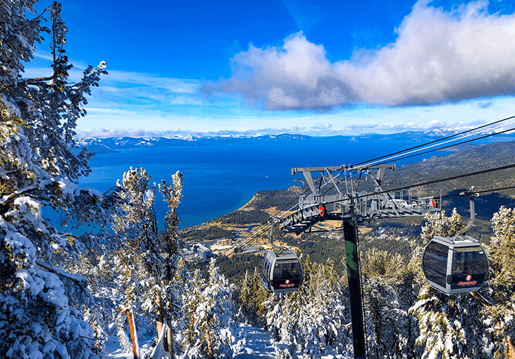 Lake Tahoe, California - Pristine conditions await as Americans are making travel plans and hitting the slopes again!