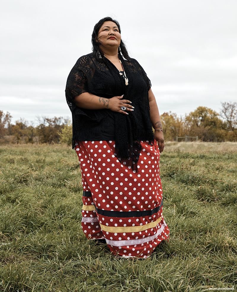 Candi Brings Plenty, an activist who successfully lobbied for South Dakota’s hate crime protection bill to include Native American Two-Spirit people