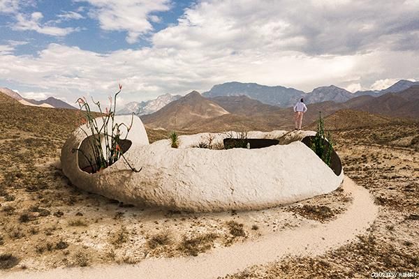 Livable Giant Fossilized Snail in the Desert Created by Diego A. in Mexico