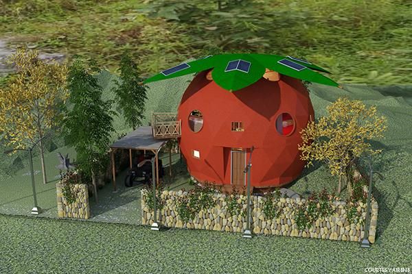 Himalayan Fruit Shaped Bedrooms Created by Arun M. in India