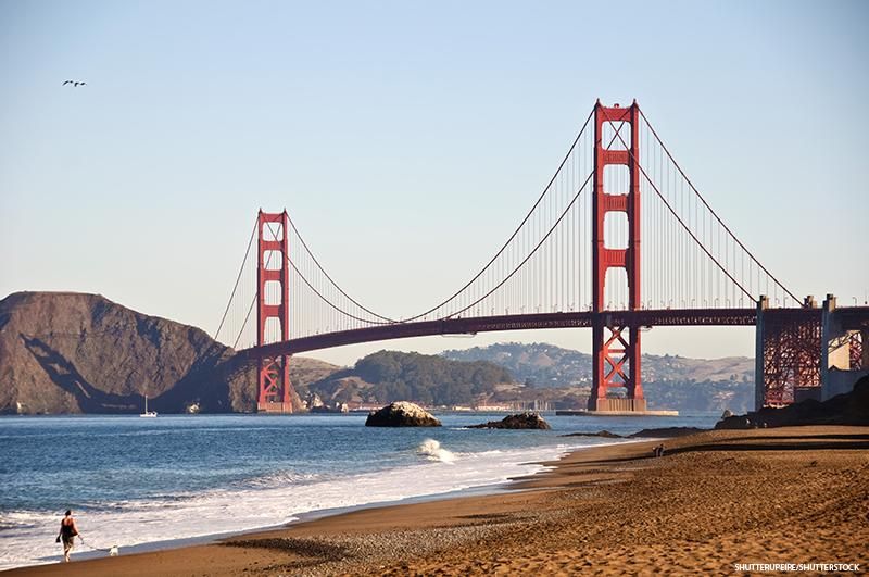 Baker Beach is one of Out Traveler's 7 Great Gay Nude Beaches in the U.S.