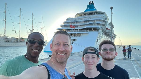 Cruising the Greek Isles with the family in tow.